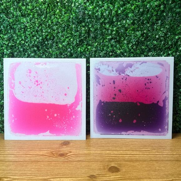 Bundle of 2 Colorful Sensory Gel Tiles Classroom Homeschool Learning 11.5